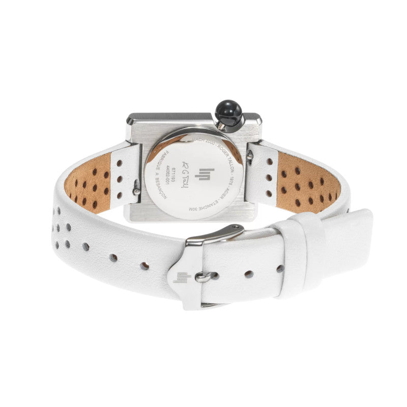 Montre LIP : MACH 2000 Mini Square Blanc 671193