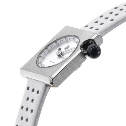 Montre LIP : MACH 2000 Mini Square Blanc 671193