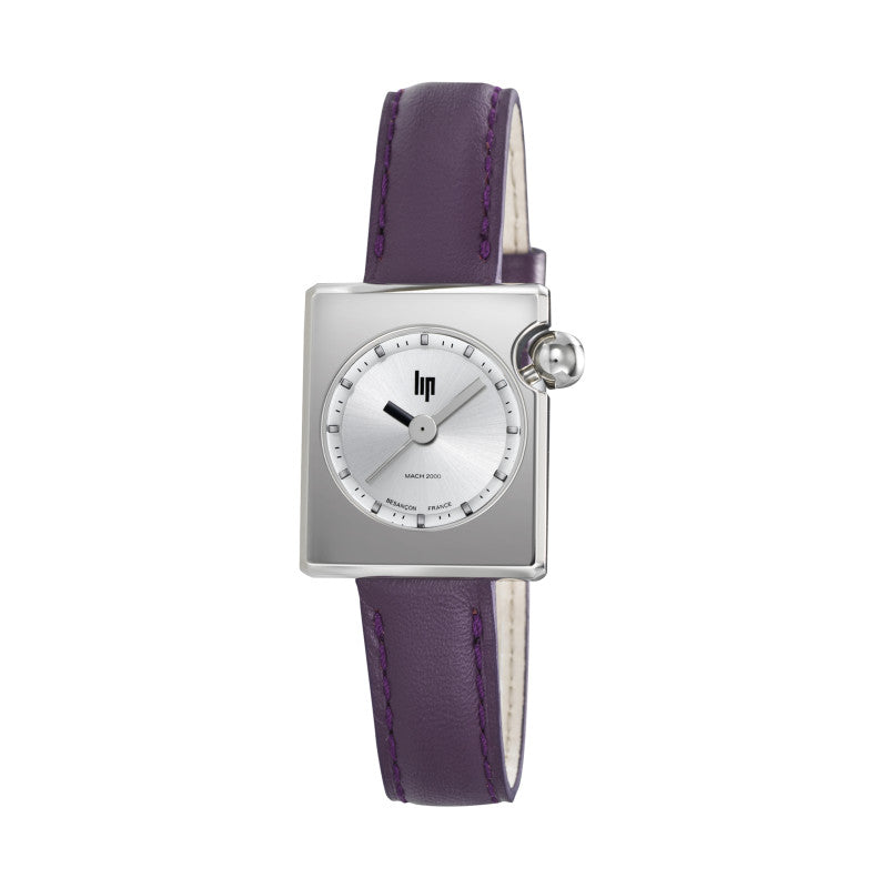 Montre LIP : Mach 2000 Mini Square Violette 671665