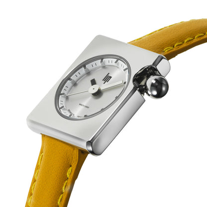 Montre LIP : Mach 2000 Mini Square Jaune 671668