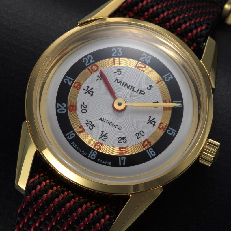 Montre LIP : Minilip 29 mm Dorée 671970