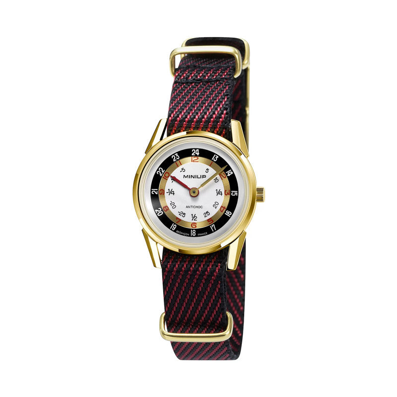 Montre LIP : Minilip 29 mm Dorée 671970