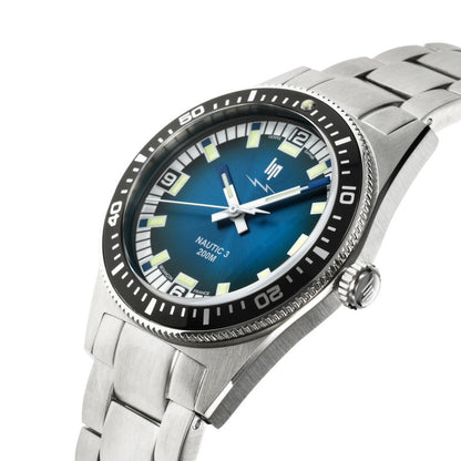 Montre LIP : Nautic 3 Quartz Bleu Océan 671863