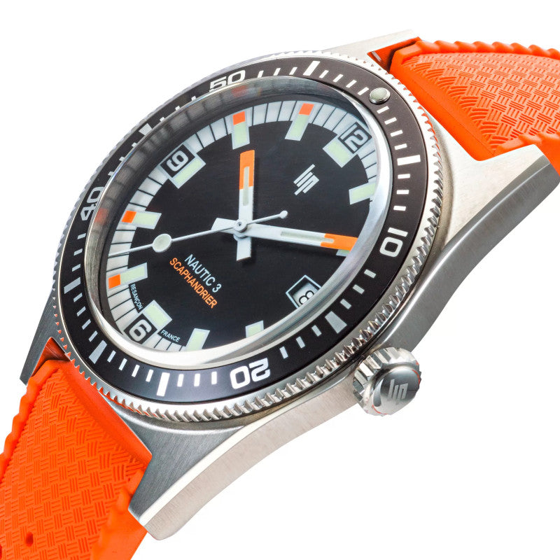 Montre LIP : Nautic 3 Automatique Sapeurs-Pompiers Scaphandrier 670098