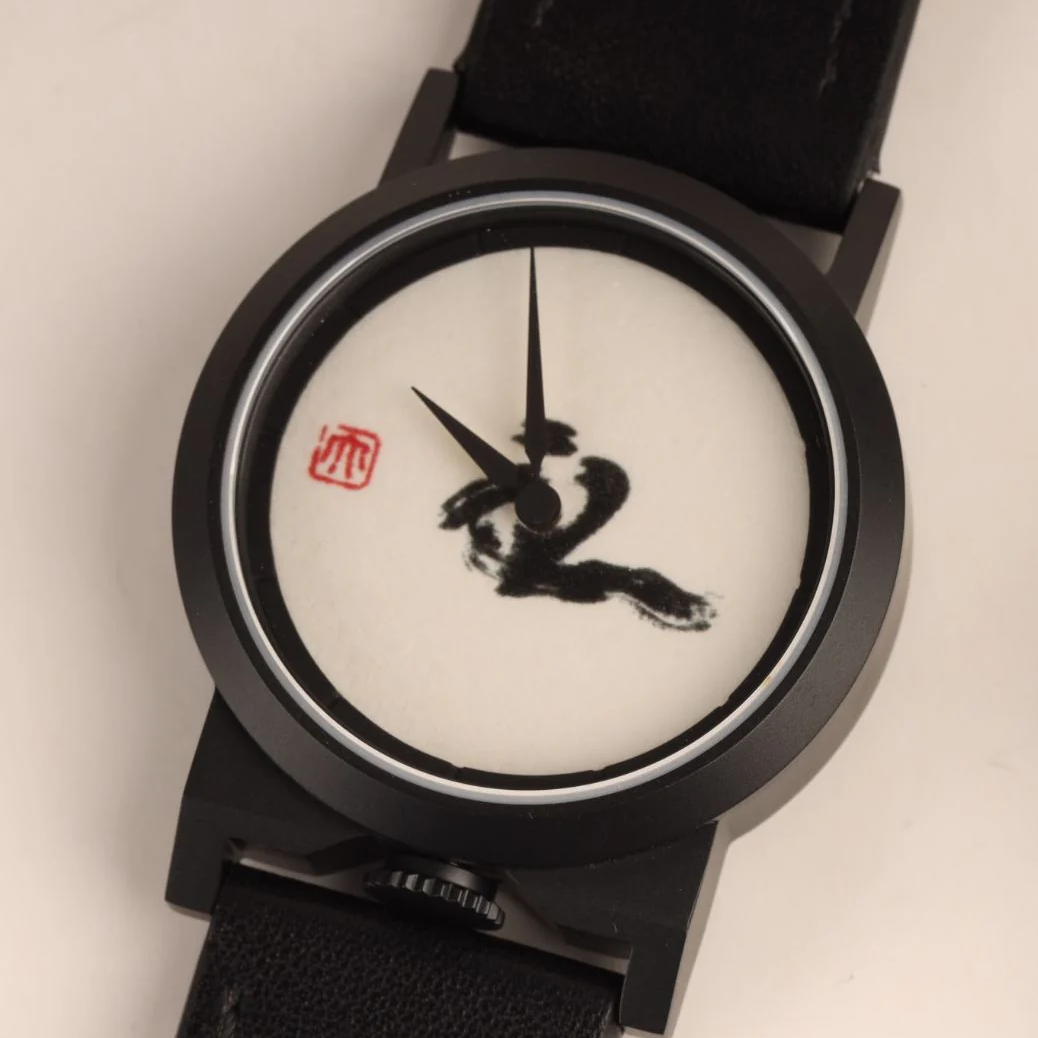 Montre AndoAndoAndo : A-2 Automatique x Oskar 大濤 Hellström Noir
