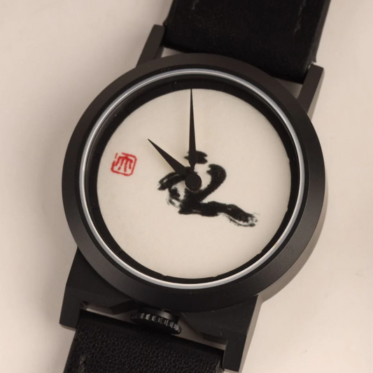 Montre AndoAndoAndo : A-2 Automatique x Oskar 大濤 Hellström Noir