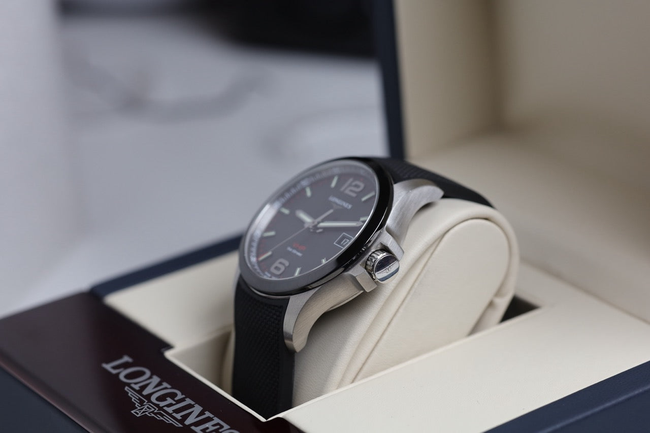 LONGINES WATCH: CONQUEST VHP QUARTZ L3.719.4.56.9