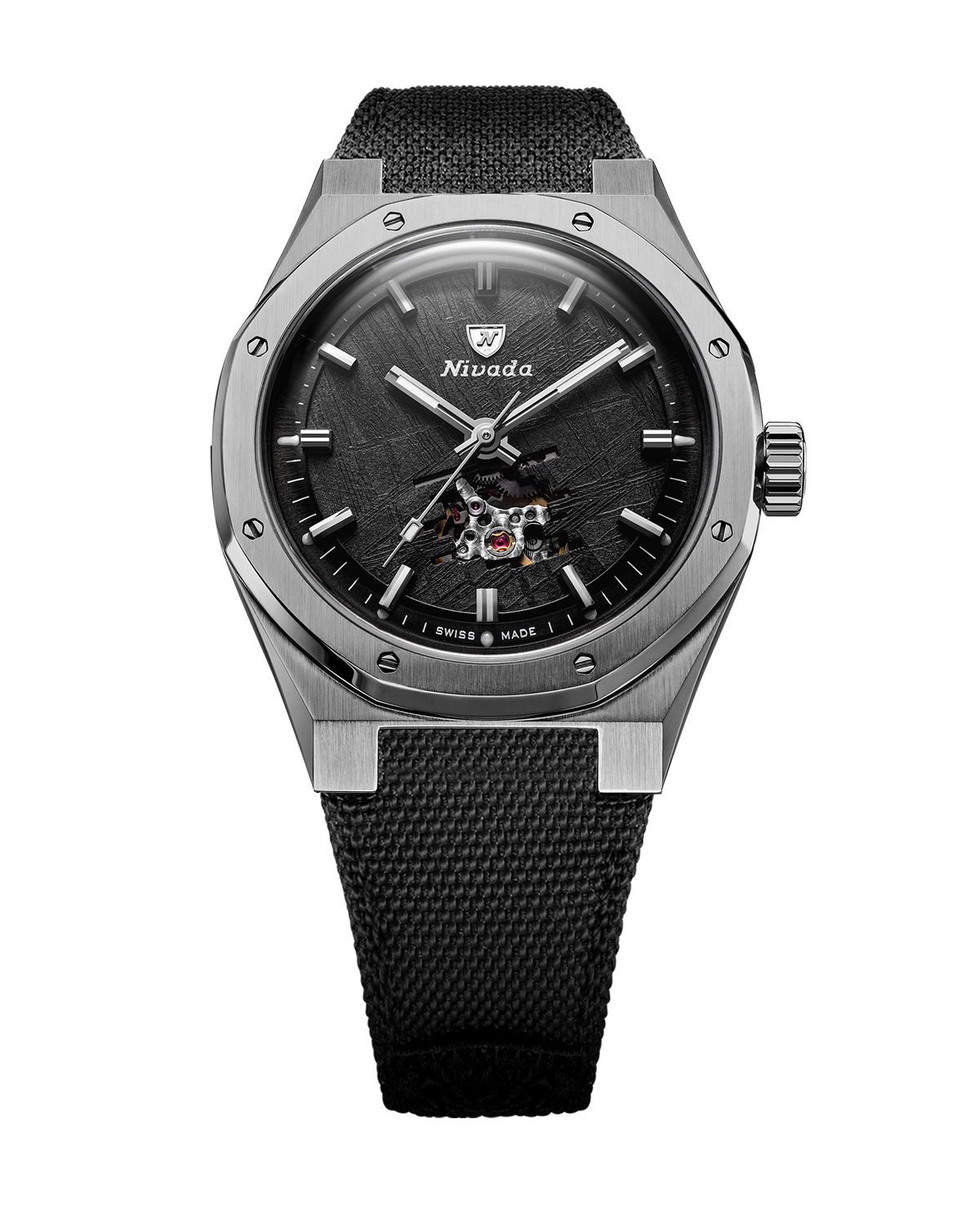 Nivada F77 Météorite bracelet toile