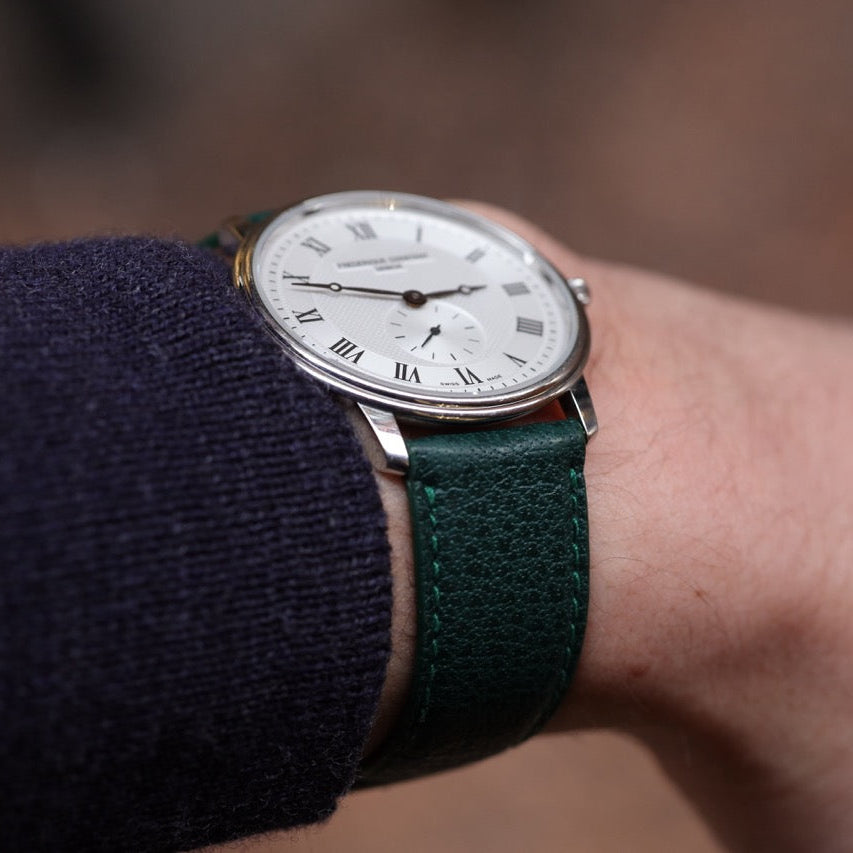 MONTRE FREDERIQUE CONSTANT : SLIMLINE BLANCHE QUARTZ