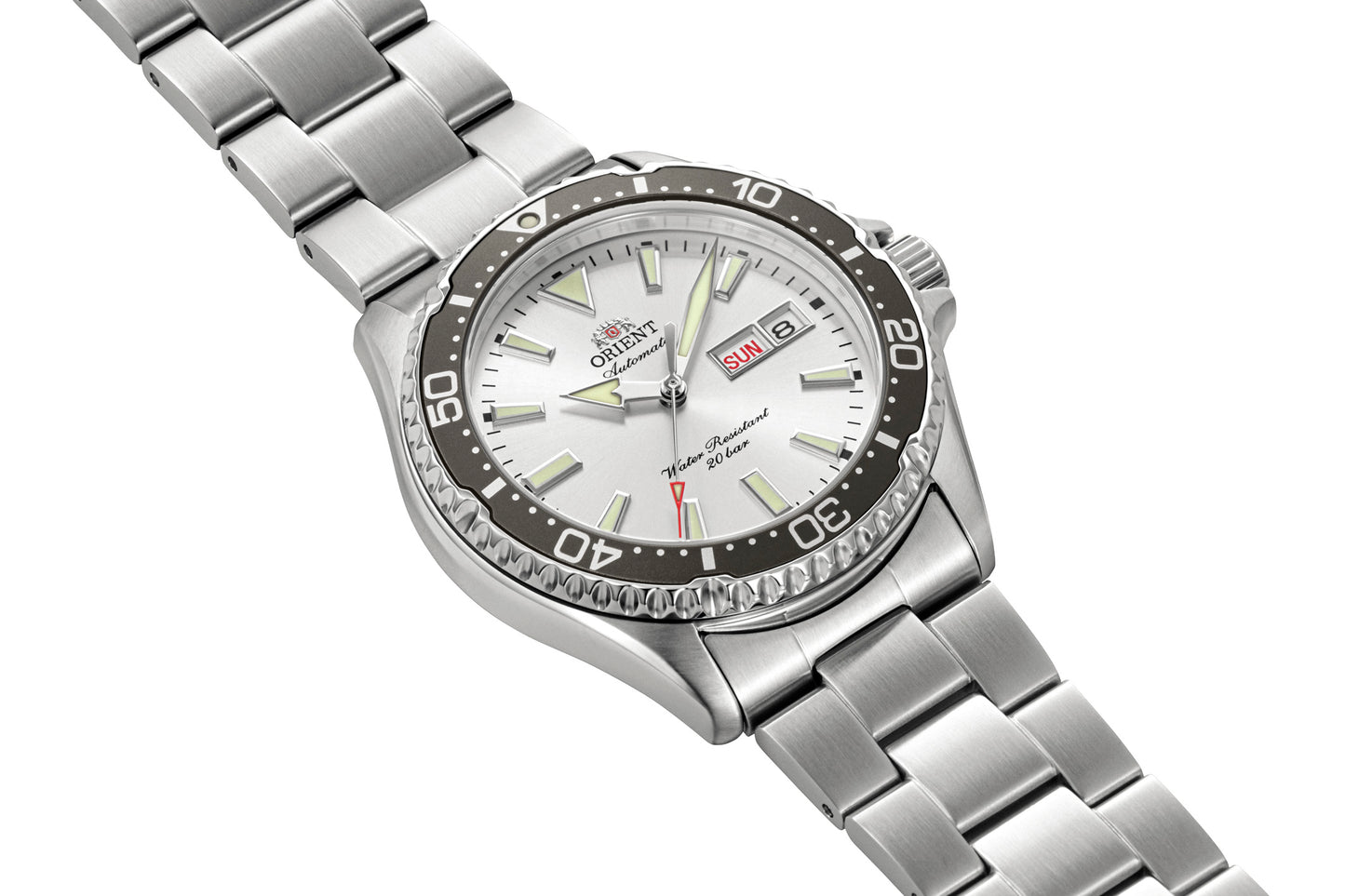 Montre Orient : Mako 42 Blanc RA-AA0825S