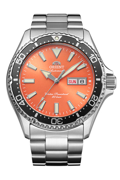 Montre Orient : Mako 42 Orange RA-AA0826Y