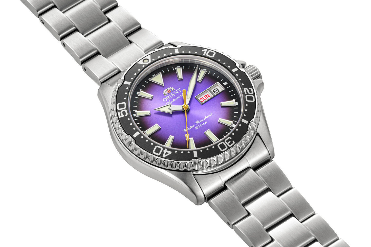Montre Orient : Mako 42 Violet RA-AA0827V
