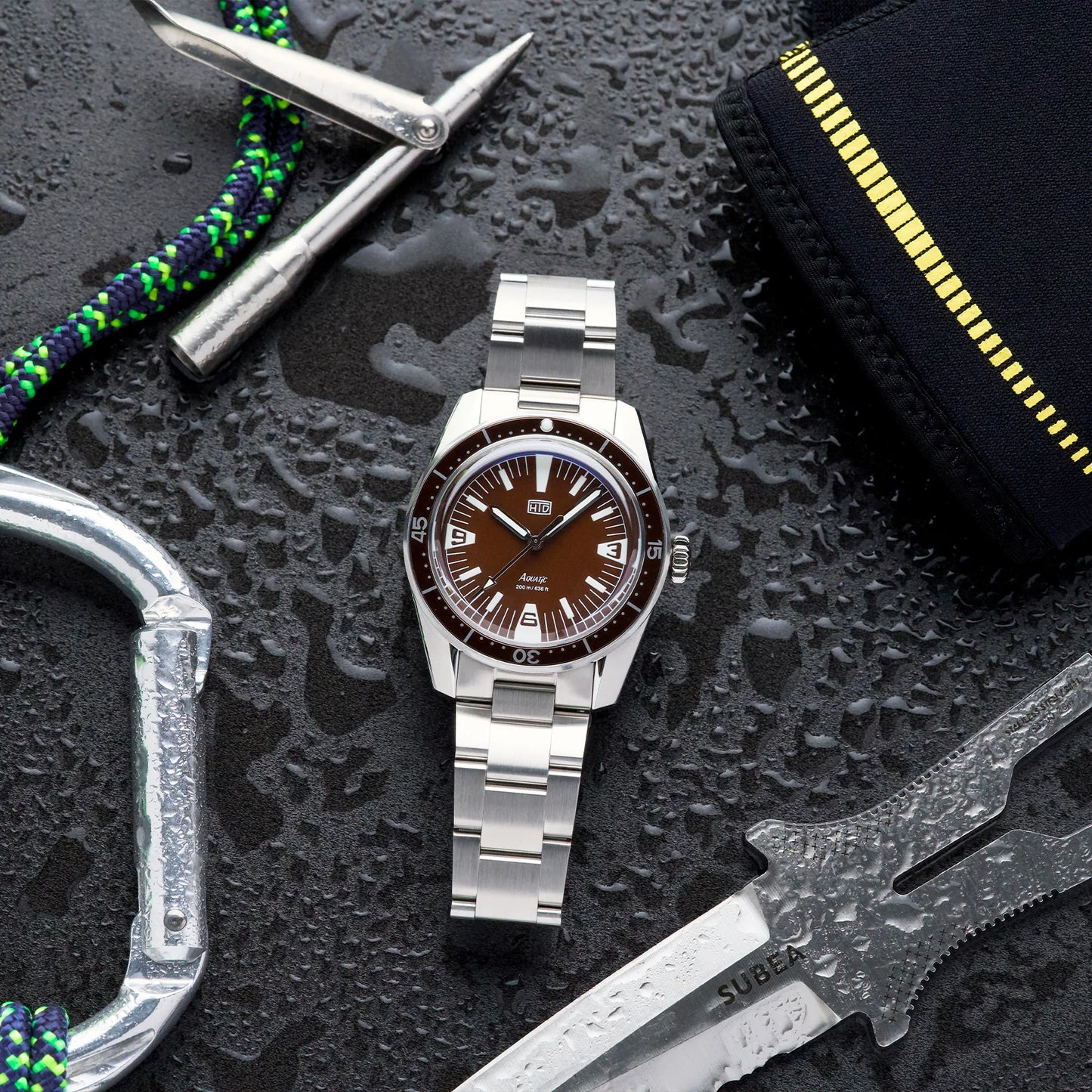 Montre Htd : Aquatìc Spaceboy Marron