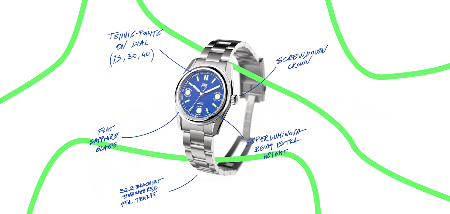 Montre HTD : Tennis Cemento