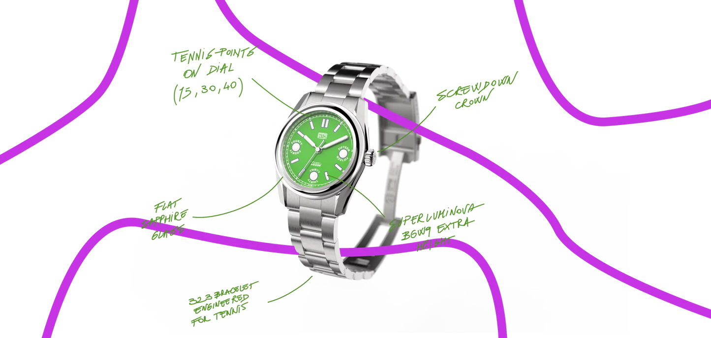 Montre HTD : Tennis Erba