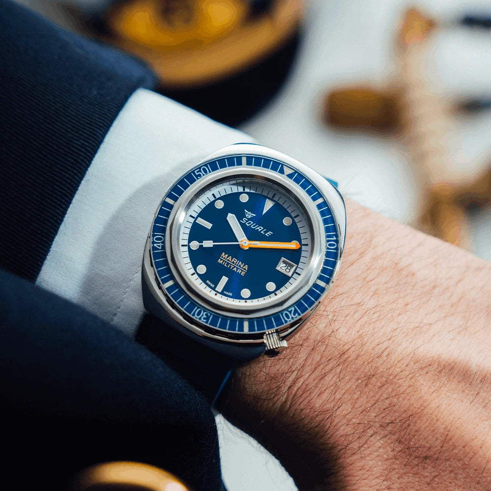 Squale 2001 Marina Militare, vue au poignet — photo officielle