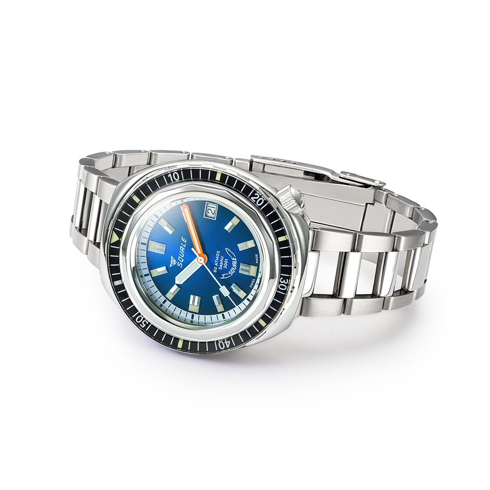 Squale 2001 Sunray Blue, vue de trois quarts