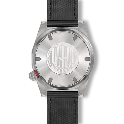 Squale Master Grand Bleu, fond du boîtier