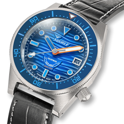 Squale Master Grand Bleu, détail du cadran