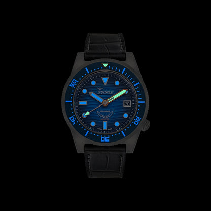 Squale Master Grand Bleu, luminescence