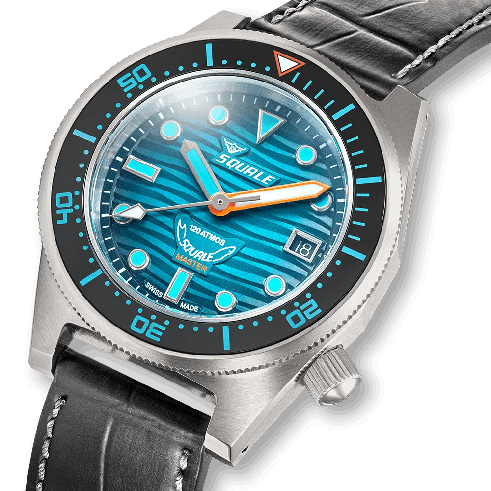 Squale Master Grand Vert, détail du cadran