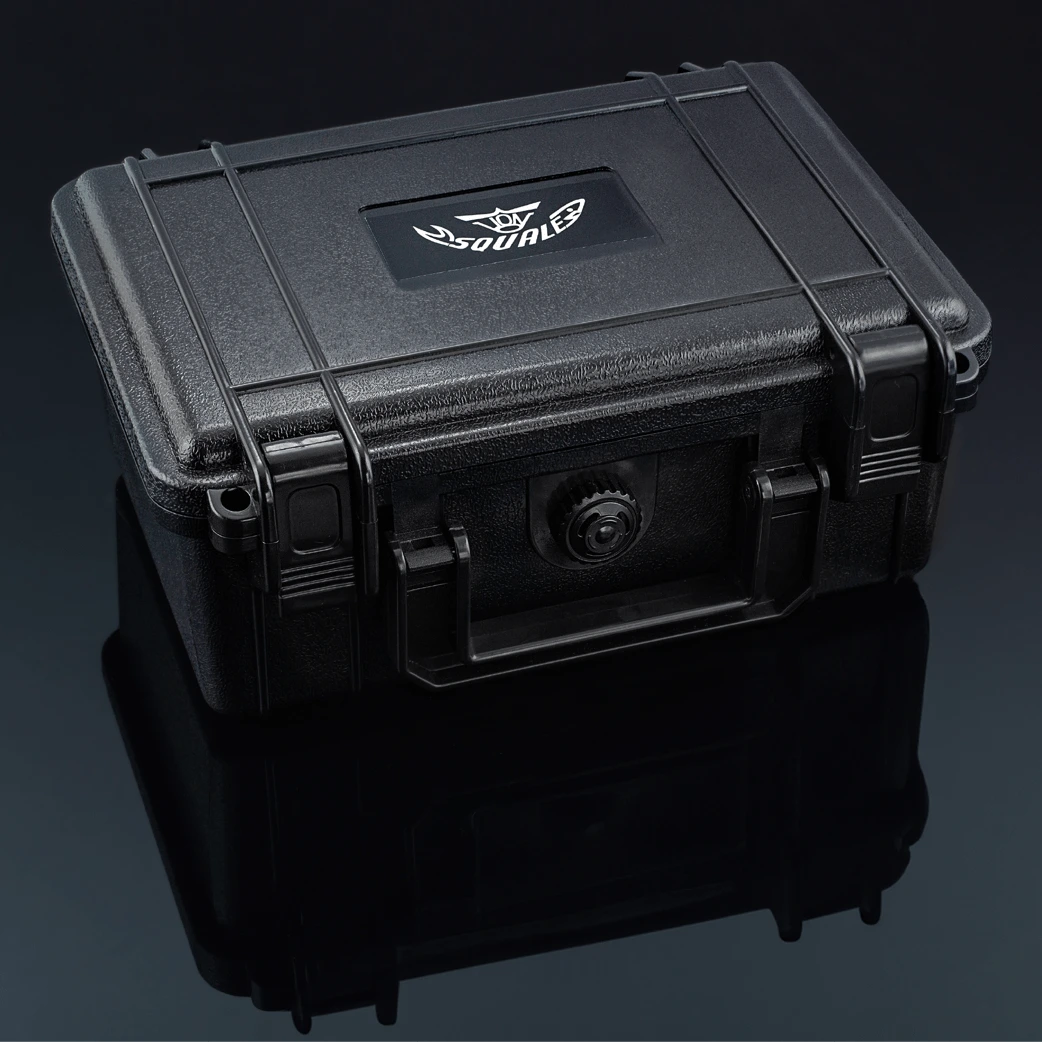 Squale Master Titanium 120 ATM noire, coffret