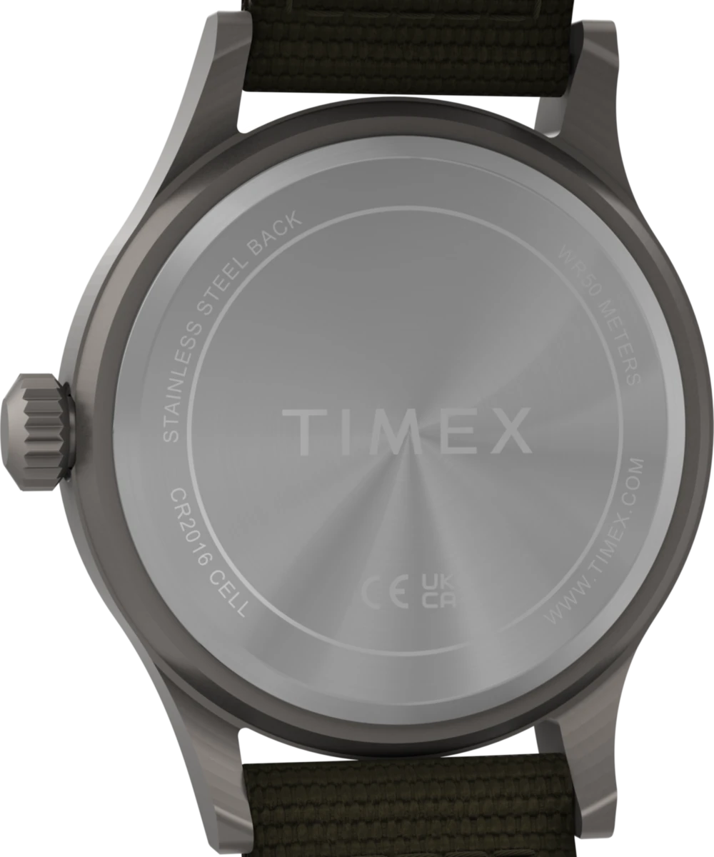 Timex T49961, vue du fond