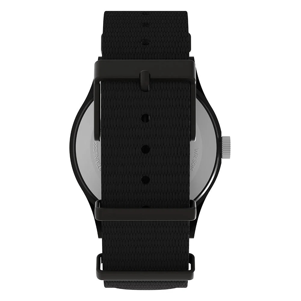 Timex MK1 x Fortnite TW2W97000, vue du bracelet et du fond