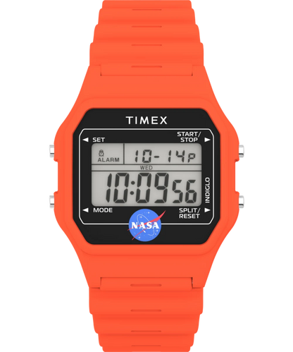 Timex : Main Street NASA Artemis Digital numérique 36 mm TW2Y13300, vue de face