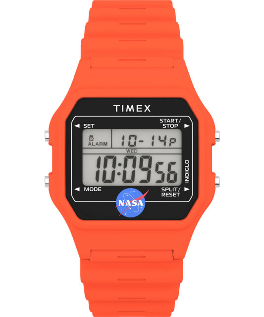 Timex : Main Street NASA Artemis Digital numérique 36 mm TW2Y13300, vue de face