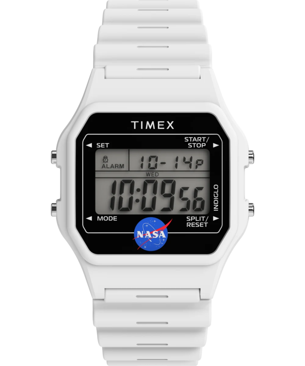 Timex : Main Street NASA Artemis Digital numérique 36 mm TW2Y13500, vue de face