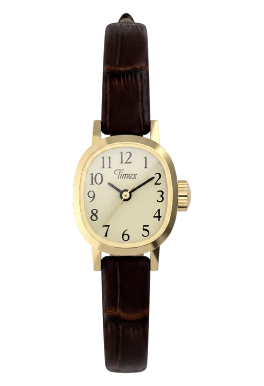Timex : Cavatina Mini doré champagne 17 mm TW2Y87700, vue de face
