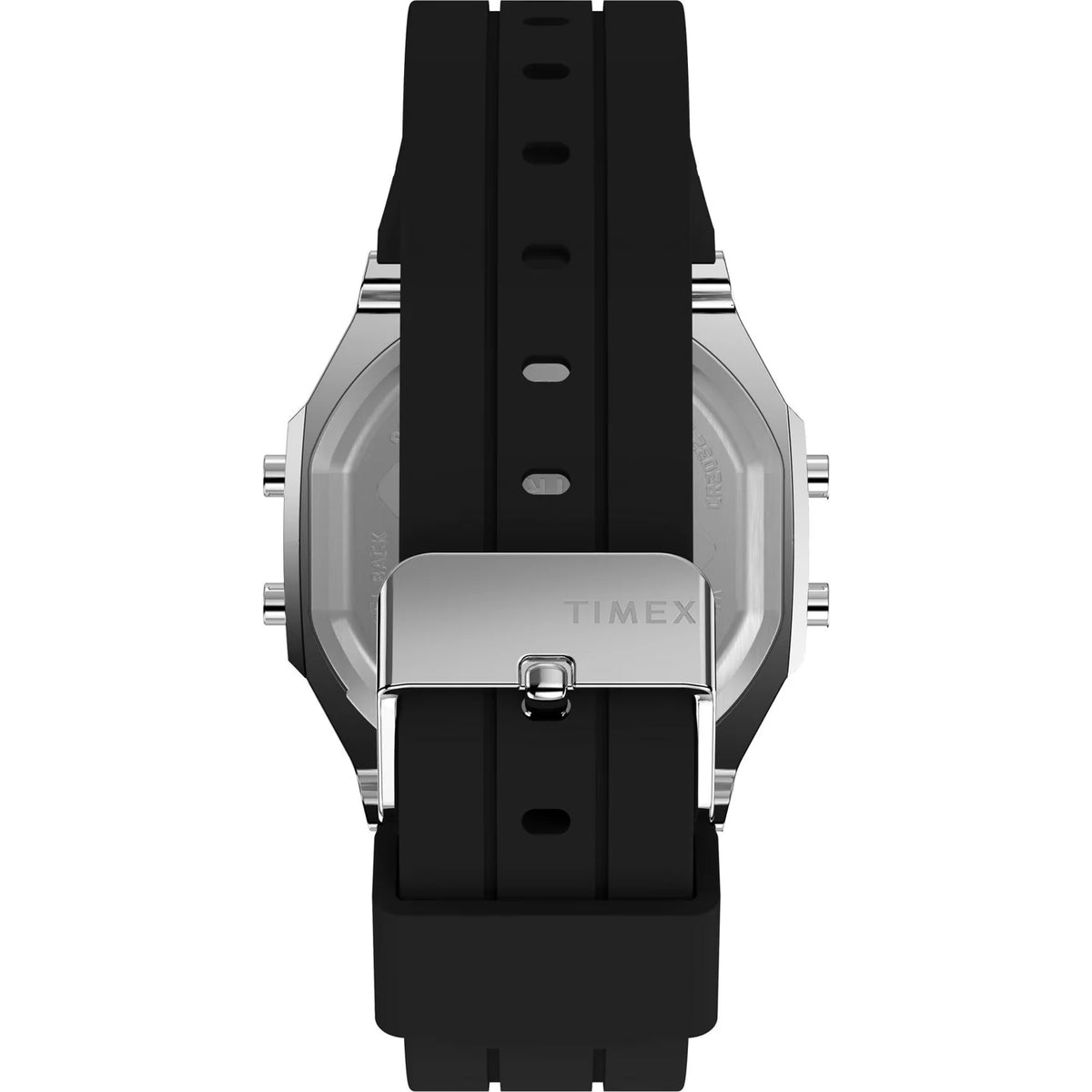 Timex Activity Tracker argentée TW5M60700, vue du bracelet et du fermoir