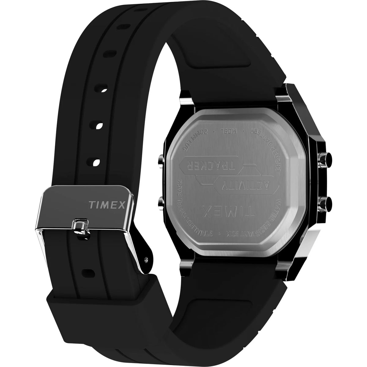 Timex Activity Tracker argentée TW5M60700, vue arrière trois quarts