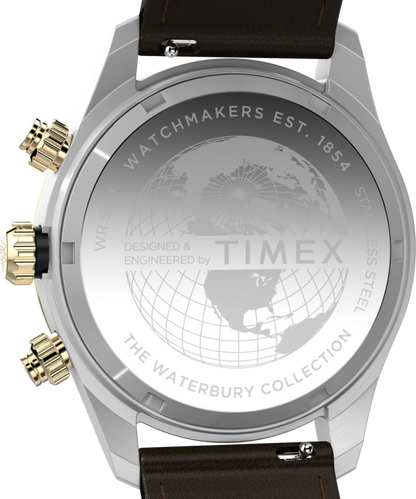 Timex Waterbury TW2Y24100 – détail du fond