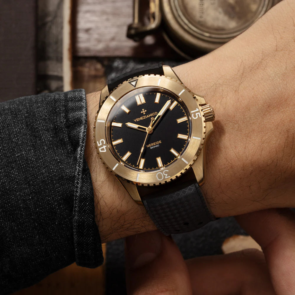 VENEZIANICO : NEREIDE BRONZO NOIR 39 MM