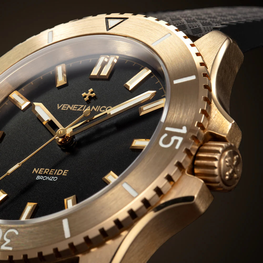 VENEZIANICO : NEREIDE BRONZO NOIR 39 MM