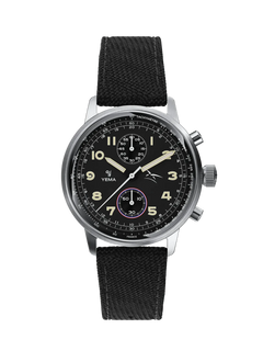 Reloj Yema: Flygraf bi-compax AAE negra