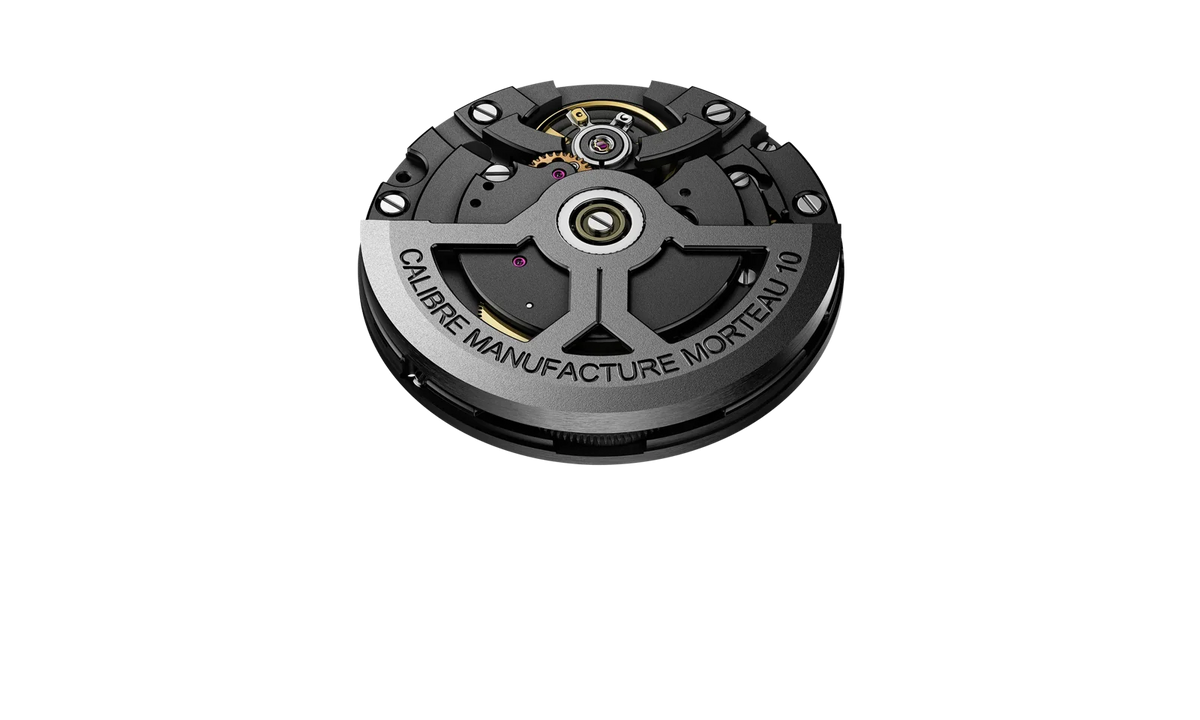 Yema Flygraf CPA10 : vue du calibre manufacture automatique CMM.10