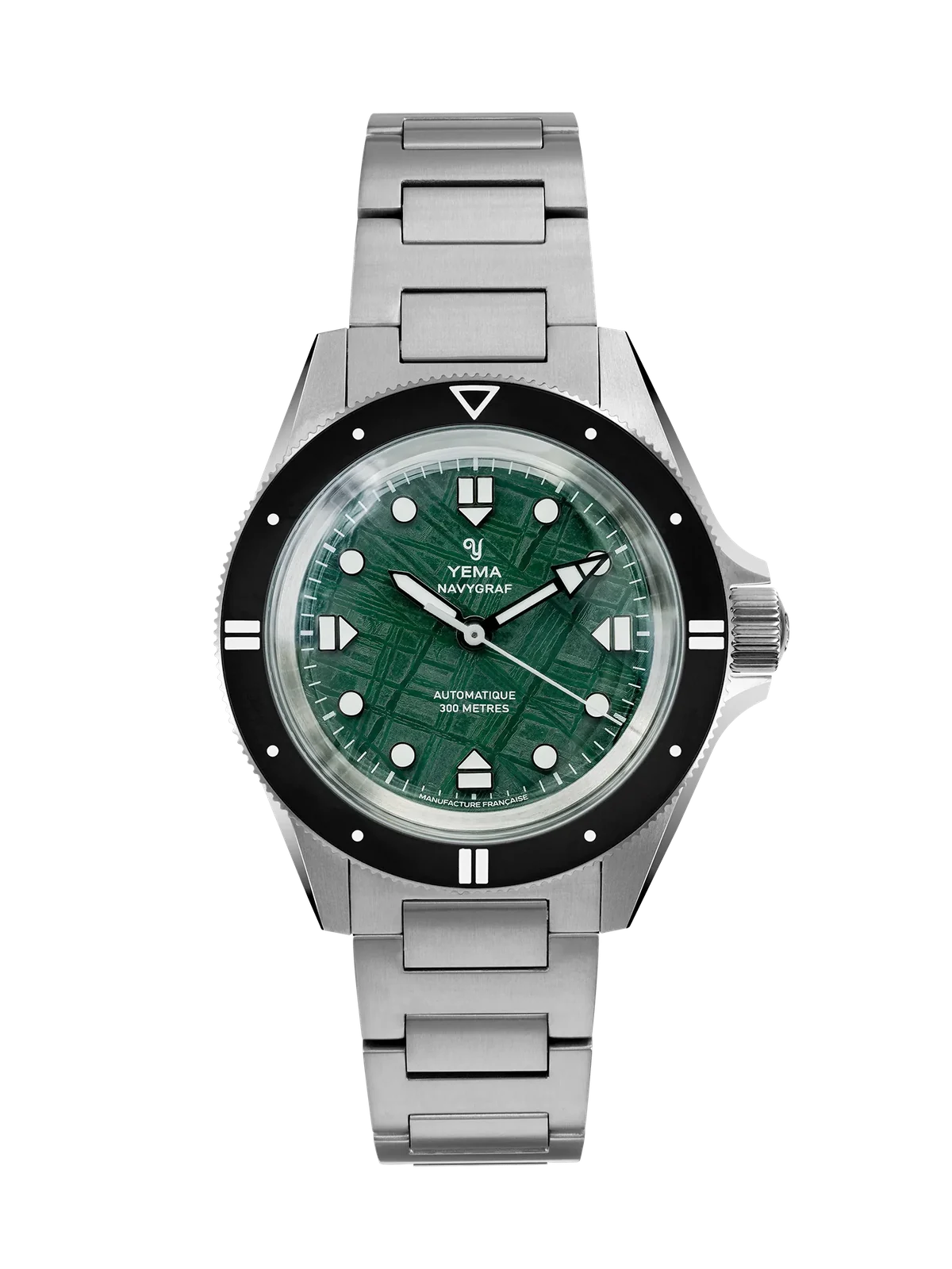 Yema Navygraf Meteorite verte, vue de face