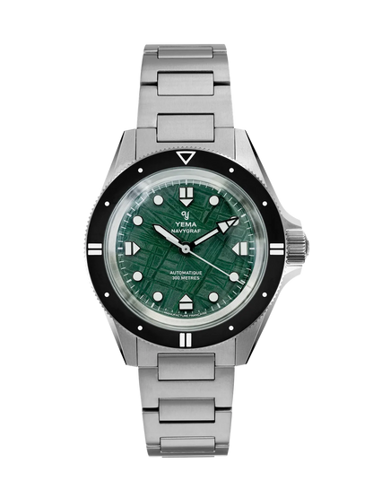 Yema Navygraf Meteorite verte, vue de face