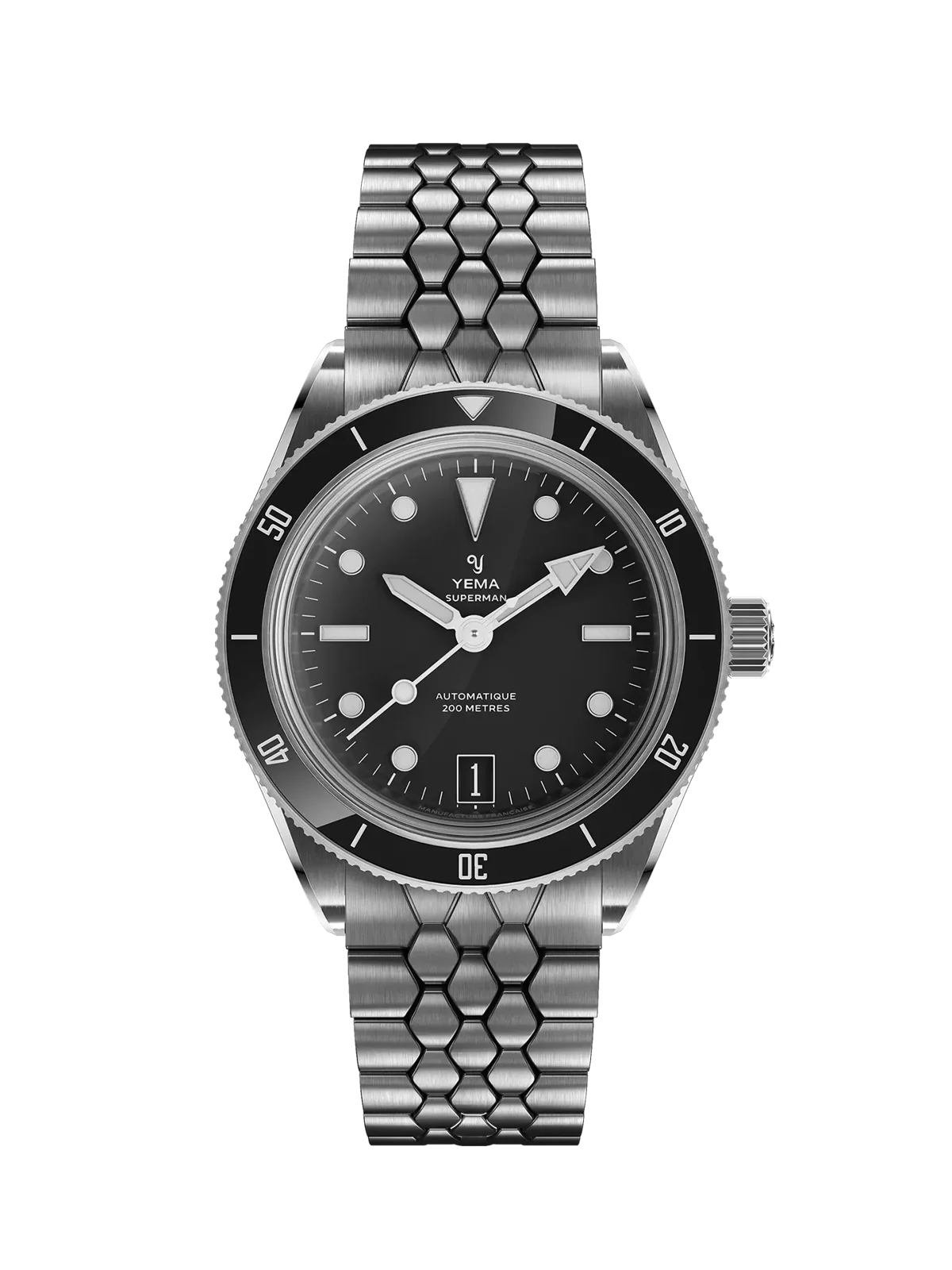 Yema Superman Dato CMM.10 noire — vue de face