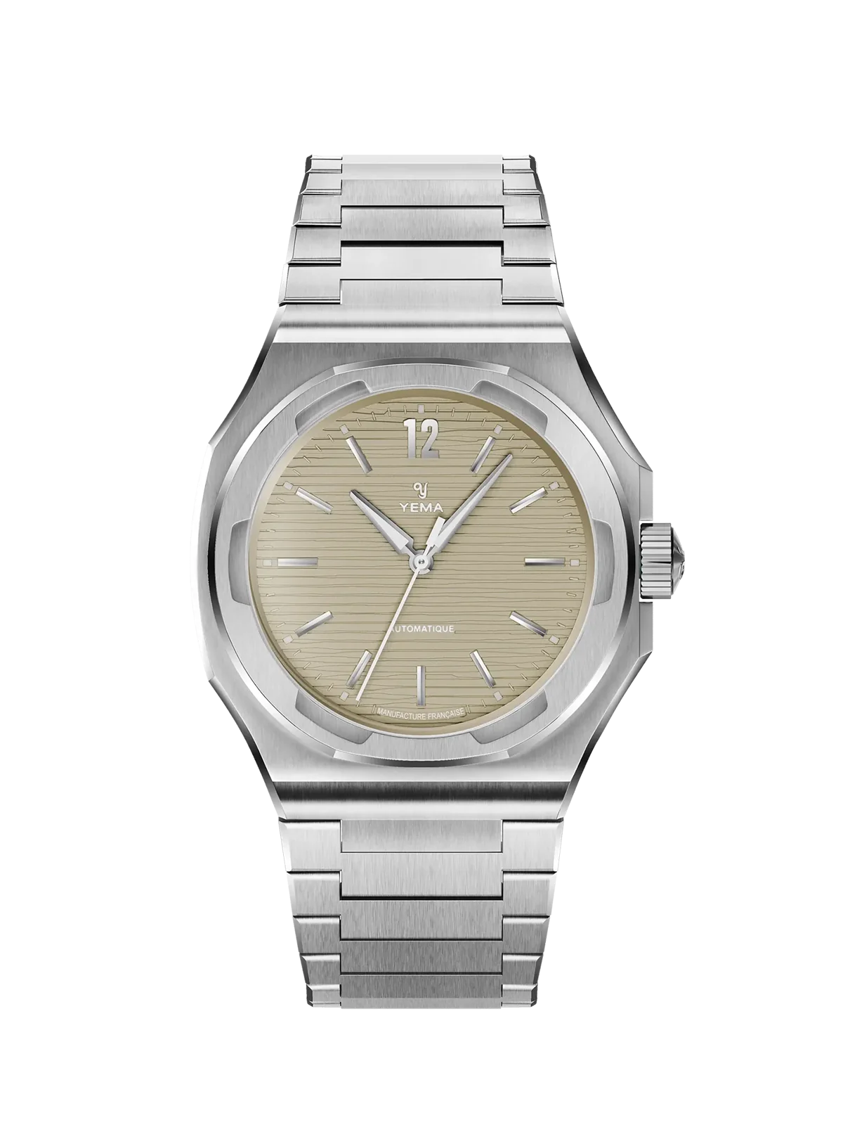 Yema Wristmaster Slim CMM.20 beige — vue de face