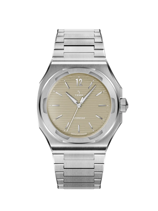 Yema Wristmaster Slim CMM.20 beige — vue de face