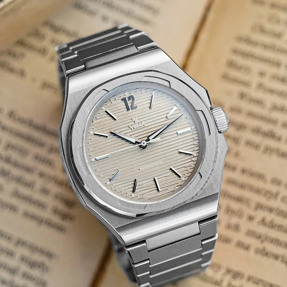 Yema Wristmaster Slim CMM.20 beige — présentation du cadran