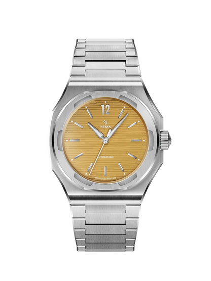 Yema Wristmaster Slim CMM.20 jaune — vue de face
