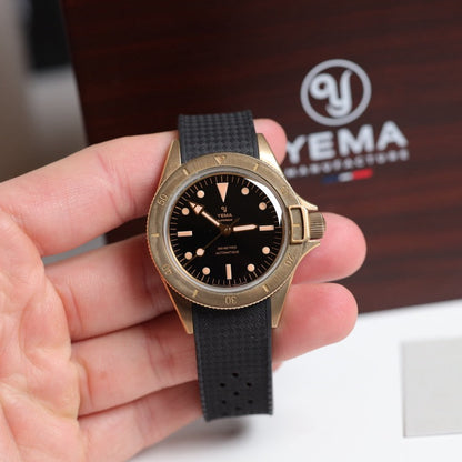 MONTRE YEMA : SUPERMAN BRONZE CMM.10 NOIR